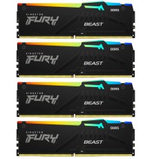 Оперативная память 64GB Kingston Fury Beast Black RGB XMP KF552C40BBAK4-64                                                                                                                                                                                