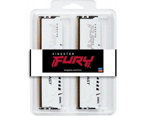 Оперативная память 64GB Kingston Fury Beast White XMP KF552C40BWK2-64