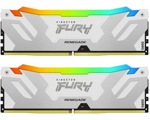 Оперативная память 32GB Kingston Fury Renegade White RGB XMP KF560C32RWAK2-32