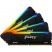 Оперативная память 64GB Kingston Fury Beast RGB Black XMP KF432C16BB2AK4/64