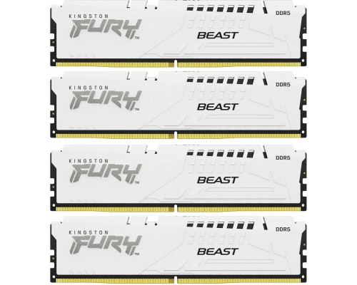 Оперативная память 64GB Kingston Fury Beast White XMP KF560C40BWK4-64