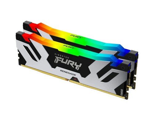 Оперативная память 96GB Kingston Fury Renegade Silver/Black RGB KF564C32RSAK2-96