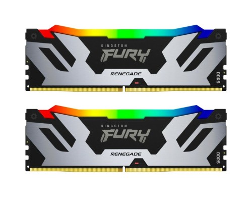 Оперативная память 64GB Kingston Fury Beast White RGB KF564C32RSAK2-64