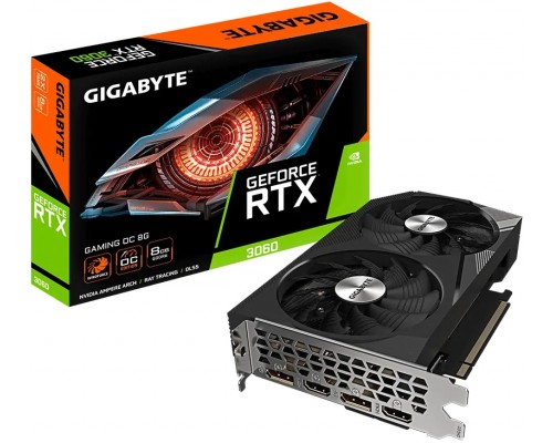 Видеокарта GigaByte nVidia GeForce RTX 3060 8Gb GV-N3060GAMING OC-8GD