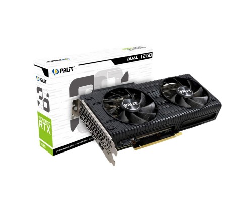 Видеокарта Palit nVidia GeForce RTX 3060 Dual 12Gb NE63060019K9-190AD