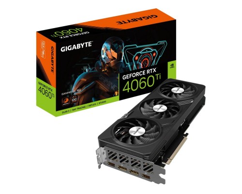 Видеокарта GigaByte nVidia GeForce RTX 4060 Ti 16Gb GV-N406TGAMING OC-16GD