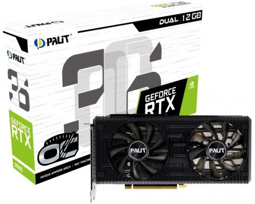 Видеокарта Palit nVidia GeForce RTX 3060 Dual OC 12Gb NE63060T19K9-190AD