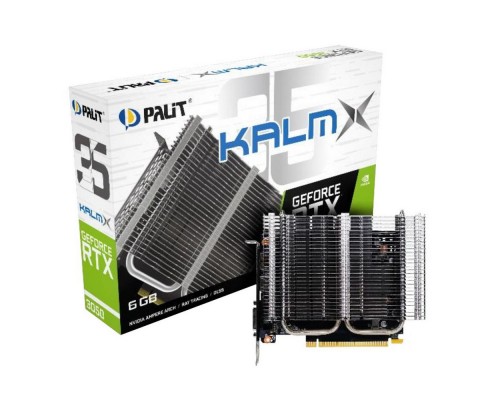 Видеокарта Palit nVidia GeForce RTX 3050 KalmX 6Gb NE63050018JE-1070H