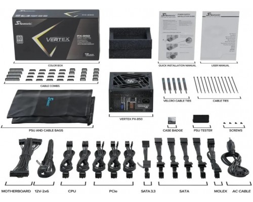 Блок питания Seasonic 850W VERTEX PX-850 12851PXAFS