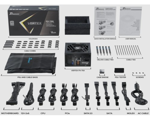 Блок питания Seasonic 750W VERTEX PX-750 12751PXAFS