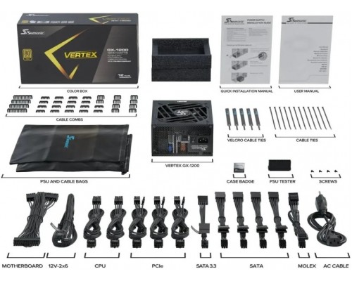 Блок питания Seasonic 1200W VERTEX GX-1200 12122GXAFS