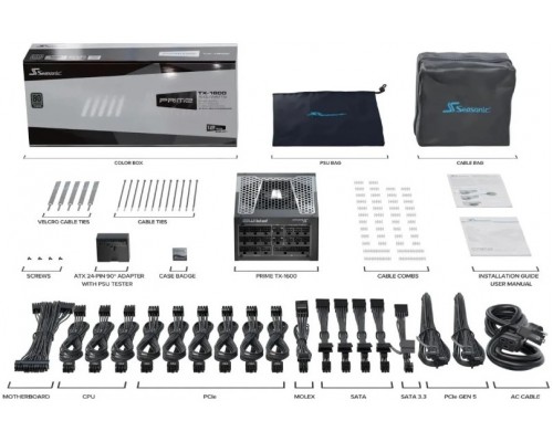 Блок питания Seasonic 1600W PRIME TX-1600 SSR-1600TR2