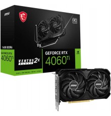 Видеокарта MSI nVidia GeForce RTX 4060 Ti Ventus 2X Black 16G                                                                                                                                                                                             