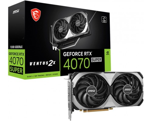 Видеокарта MSI nVidia GeForce RTX 4070 Super 12G Ventus 2X OC