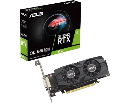 Видеокарта ASUS nVidia GeForce RTX 3050 6Gb RTX3050-O6G-LP-BRK