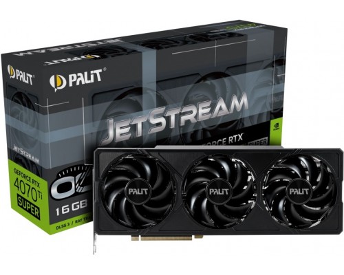 Видеокарта Palit nVidia GeForce RTX 4070 Ti Super JetStream OC 16Gb NED47TSS19T2-1043S