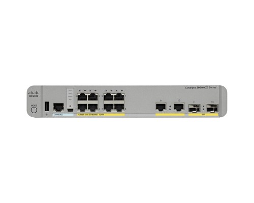 Коммутатор Cisco Catalyst WS-C2960CX-8TC-L