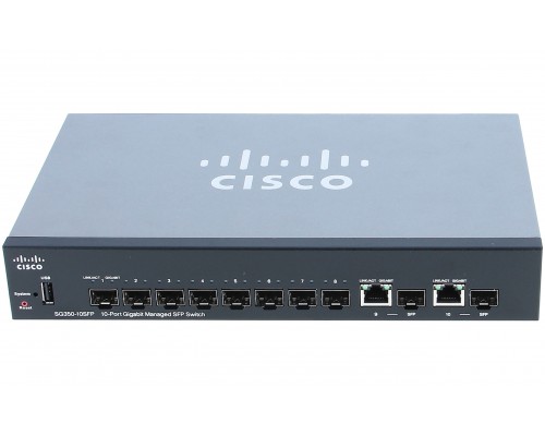 Коммутатор Cisco SG350-10SFP-K9-EU