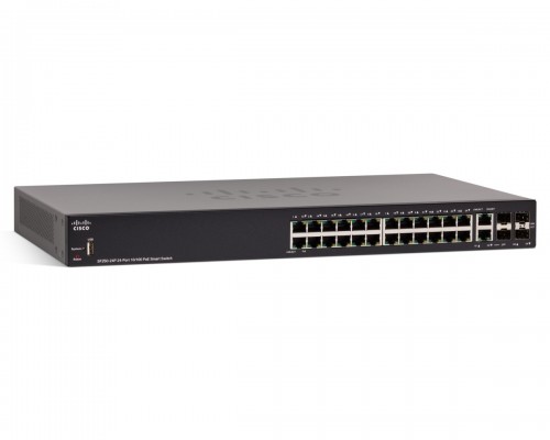 Коммутатор Cisco Small Business SF250-24P-K9-EU