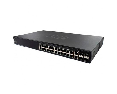 Коммутатор Cisco 350X Series SG350X-24P-K9-EU