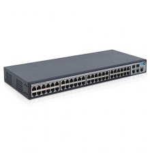 Коммутатор HP 1910-48 48x10/100 RJ-45 + 2x10/100/1000 + 2xSFP, Web, SNMP, L3 1910-48, JG540A                                                                                                                                                              