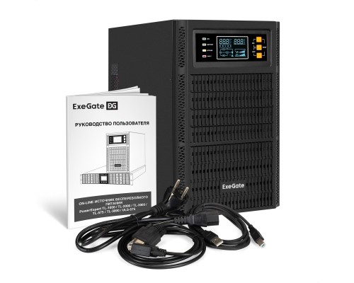 ИБП On-line ExeGate PowerExpert TL-3000.96V.LCD.AVR.3SH.USB.RS232.SNMP