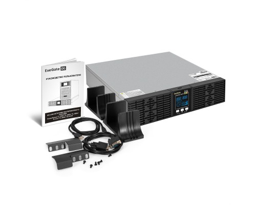 ИБП On-line ExeGate PowerExpert ULS-575-6kVA.LCD.AVR.T.USB.RS232.SNMP.2U