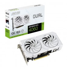 Видеокарта ASUS nVidia GeForce RTX 4060 8Gb DUAL-RTX4060-O8G-EVO-WHITE                                                                                                                                                                                    