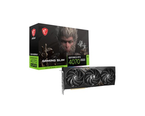 Видеокарта MSI nVidia GeForce RTX 4070 Super 12G Gaming Slim Wukong Edition