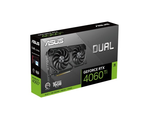 Видеокарта ASUS nVidia GeForce DUAL-RTX4060TI-16G-EVO 90YV0JHA-M0NA00