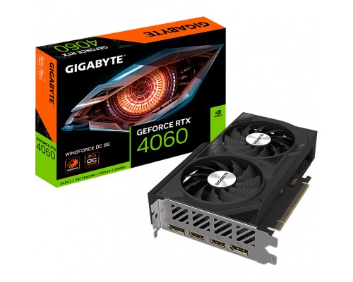 Видеокарта GigaByte nVidia GeForce RTX 4060 8Gb GV-N4060WF2OC-8GD