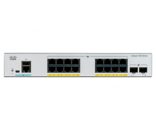 Коммутатор Cisco Catalyst 1000 C1000-16P-2G-L