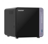 Сетевой накопитель QNAP TS-432X-4G ARM AL524 4x2.0 ГГц/4 ГБ DDR4/4xSATA 6 Гбит/2x2.5GbE/1x10GbE SFP+/2xUSB 3.2 Gen1/RAID 0,1,5,6,10,JBOD/до 308 ТБ/Desktop 170x165x226.6 мм                                                                               