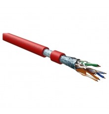 Кабель Hyperline FUTP4-C5E-S24-IN-LSLTX-RD-305 (305м)                                                                                                                                                                                                     