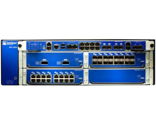 Шлюз безопасности Juniper SRX3400BASE-DC