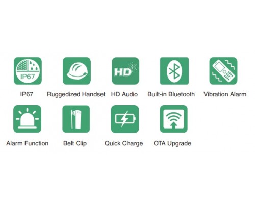 Профессиональная портативная DECT трубка Yealink W59R