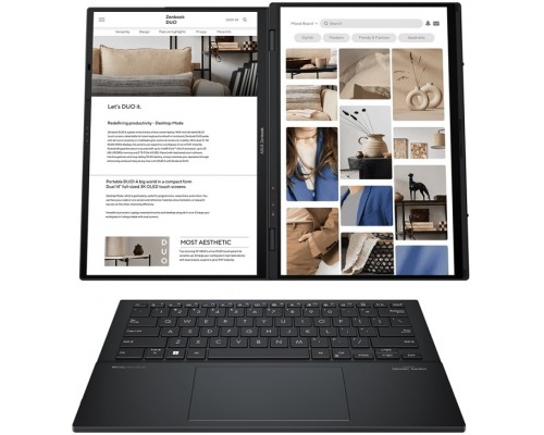 Ноутбук ASUS ZenBook Duo UX8406MA-QL182W 90NB12U1-M00RA0 Ноутбук ASUS ZenBook Duo UX8406MA-QL182W 90NB12U1-M00RA0