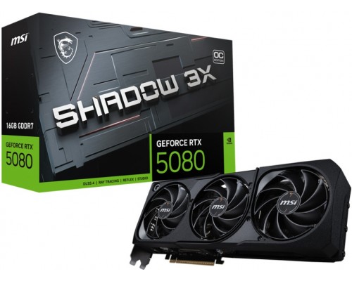 Видеокарта MSI nVidia GeForce RTX 5080 16G Shadow 3X OC