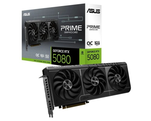 Видеокарта ASUS nVidia GeForce RTX 5080 16Gb PRIME-RTX5080-O16G Видеокарта ASUS nVidia GeForce RTX 5080 16Gb PRIME-RTX5080-O16G