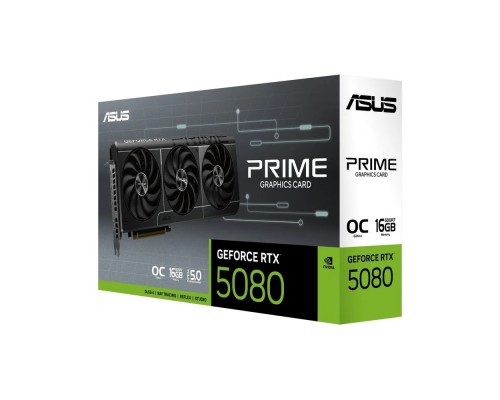 Видеокарта ASUS nVidia GeForce RTX 5080 16Gb PRIME-RTX5080-O16G Видеокарта ASUS nVidia GeForce RTX 5080 16Gb PRIME-RTX5080-O16G