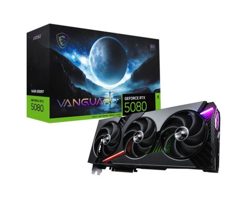 Видеокарта MSI nVidia GeForce RTX 5080 16G VANGUARD SOC Видеокарта MSI nVidia GeForce RTX 5080 16G VANGUARD SOC