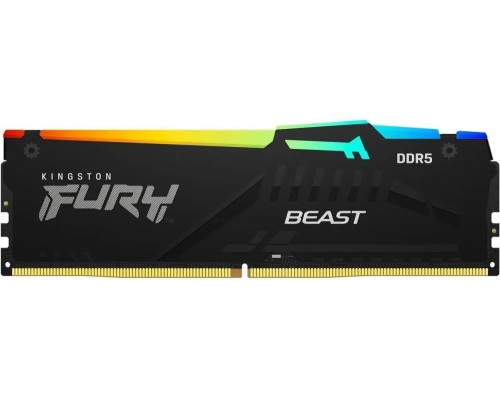 Оперативная память Kingston 32GB FURY Beast RGB XMP