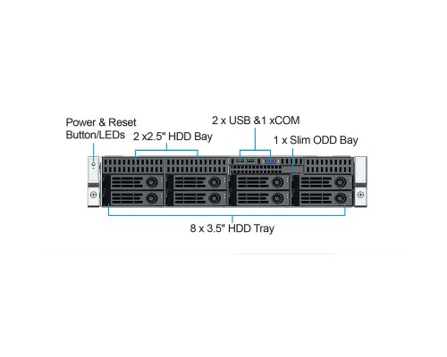 Серверный корпус Ablecom CS-R28 CS-R28-03P Серверный корпус Ablecom CS-R28 CS-R28-03P