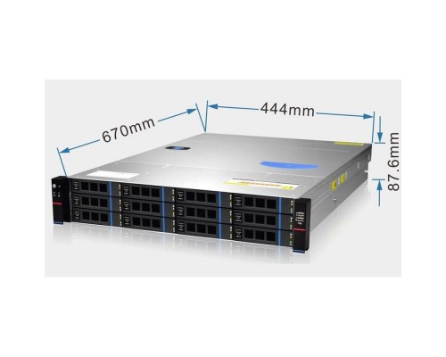 Серверный корпус Gooxi RMC2112-670-HS-NV-D 2U 0.94.002.0117