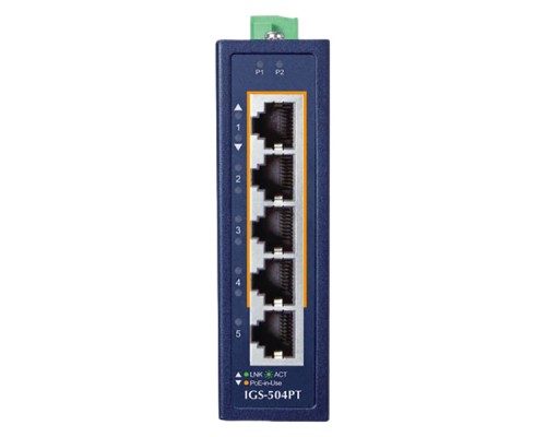 Коммутатор Planet IP30 IGS-504PT Коммутатор Planet IP30 IGS-504PT