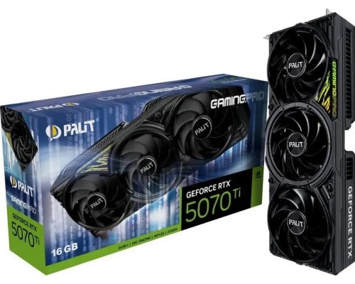 Видеокарта Palit nVidia GeForce RTX 5070 Ti GamingPro OC 16Gb NE7507TS19T2-GB2031A Видеокарта Palit nVidia GeForce RTX 5070 Ti GamingPro OC 16Gb NE7507TS19T2-GB2031A