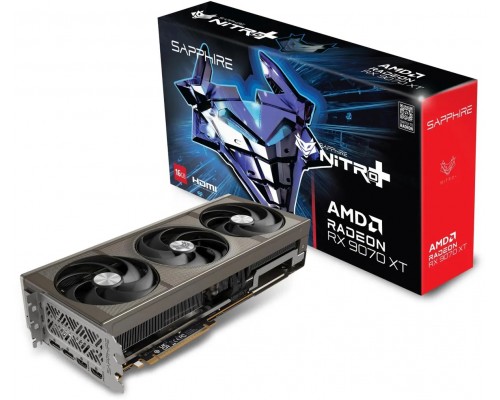 Видеокарта Sapphire AMD Radeon RX 9070 XT Nitro+ OC 16Gb 11348-01-20G