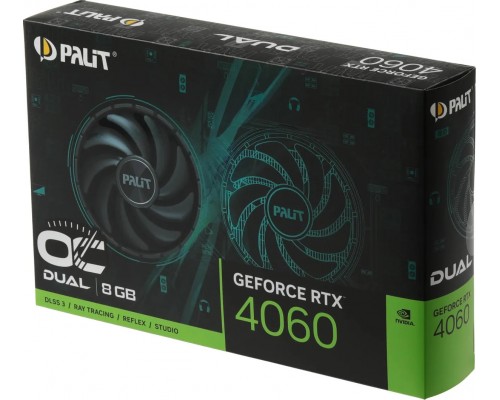 Видеокарта Palit nVidia GeForce RTX4060 PA-RTX4060 Dual 8GB NE64060T19P1-1070D V1