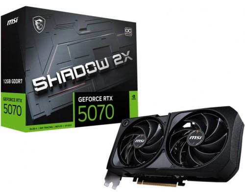 Видеокарта MSI nVidia GeForce RTX 5070 12G Shadow 2X OC Видеокарта MSI nVidia GeForce RTX 5070 12G Shadow 2X OC
