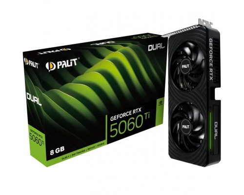 Видеокарта Palit nVidia GeForce RTX 5060 Ti Dual 8Gb NE7506T019P1-GB2062D
